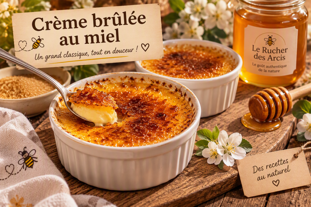 Crème brûlée au miel
