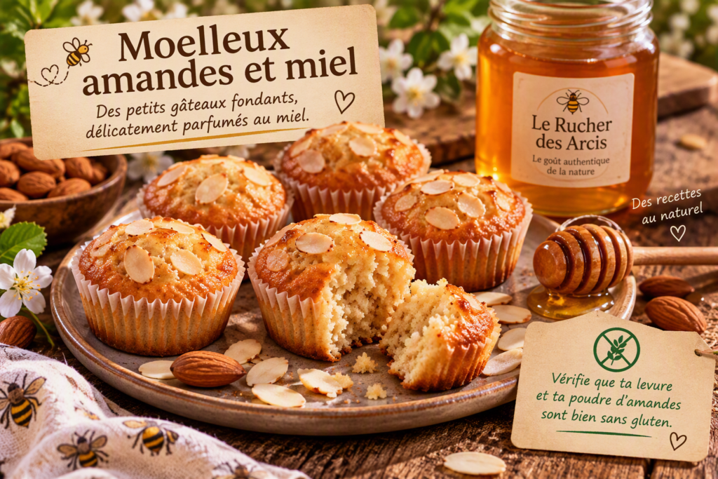 Moelleux amandes et miel