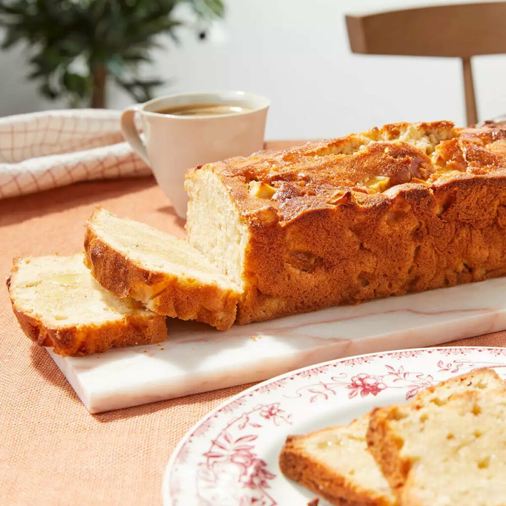 Cake aux pommes et au miel